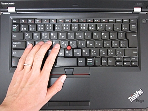 ThinkPad Edge E420のキーボード