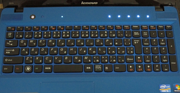 IdeaPad Z570はキーボード配列の若干注意が必要